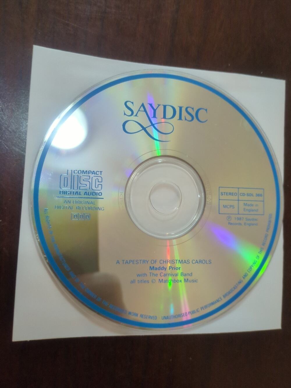 Tapestry of Carols by Prior / Carnival Band (CD, 1999) disc only
